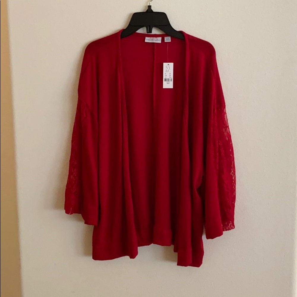 New York and company red jacket